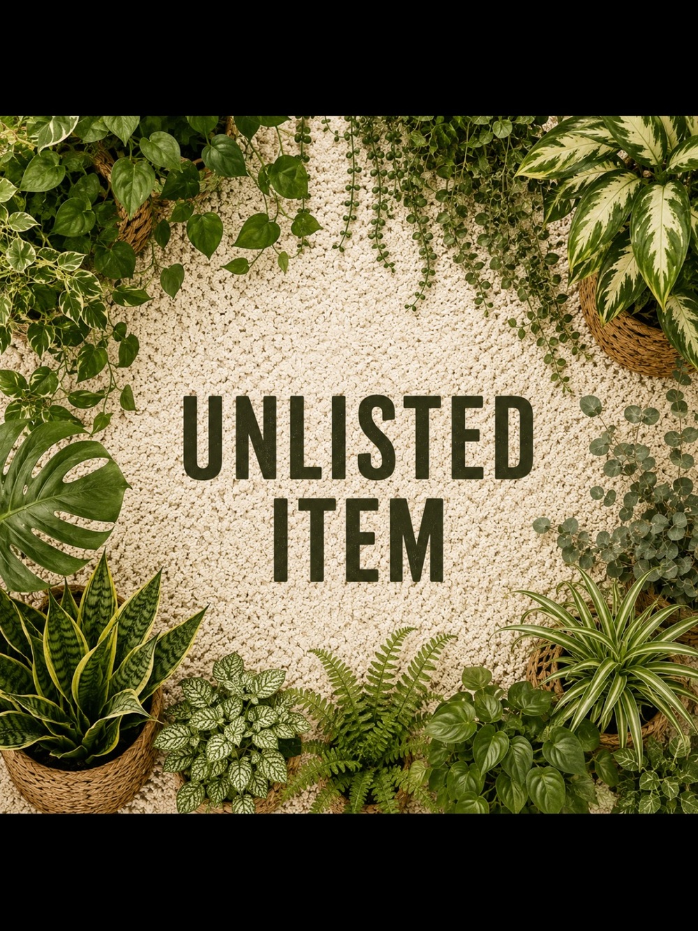Unlisted Items For Live Show